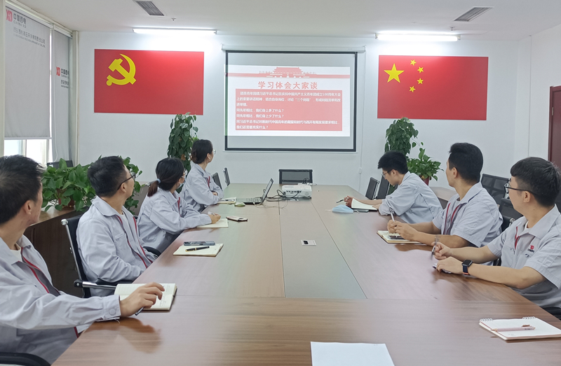 青年精神素养提升工程丨西开有限团委开展“我与先进比奋斗”大学习大讨论活动-西安西电高压开关有限责任公司