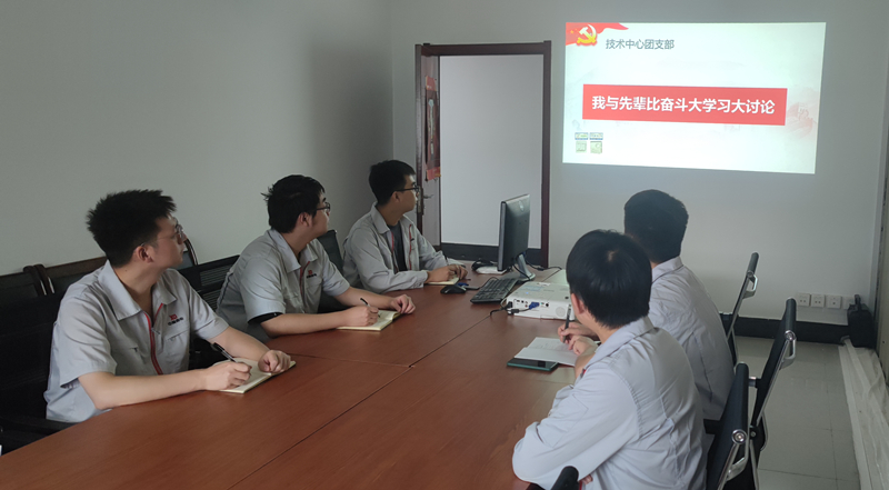 青年精神素养提升工程丨西开有限团委开展“我与先进比奋斗”大学习大讨论活动-西安西电高压开关有限责任公司