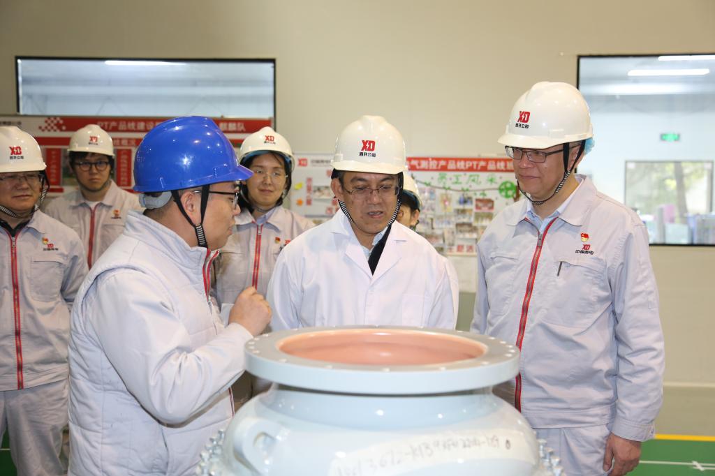 中国西电集团党委常委，，，，中国西电党委常委、总会计师石丹来利来国国际最给力的老牌有限调研-利来国国际最给力的老牌