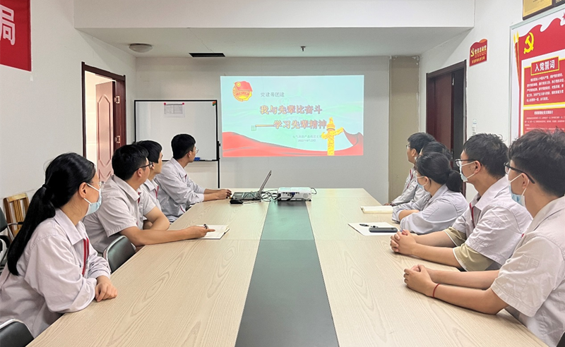 青年精神素养提升工程丨西开有限团委开展“我与先进比奋斗”大学习大讨论活动-西安西电高压开关有限责任公司