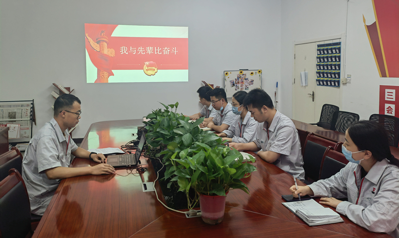 青年精神素养提升工程丨西开有限团委开展“我与先进比奋斗”大学习大讨论活动-西安西电高压开关有限责任公司
