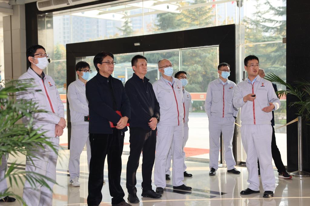 中国西电集团党委常委、中国西电党委常委、副总司理马玎一行调研利来国国际最给力的老牌有限-利来国国际最给力的老牌